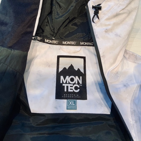 Montec Doom Ski Jacket, Women's XL, White TieDie - Picture 6 of 7